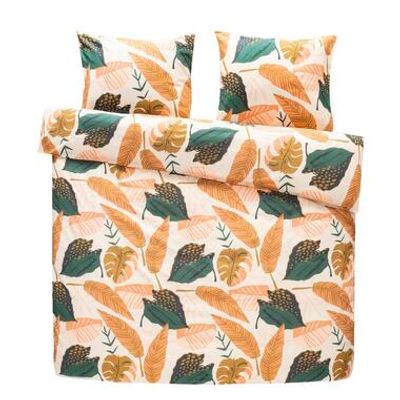 Dekbedovertrek Neva flanel botanisch - multicolour - 240x200/220 cm