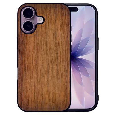 Hoesje Apple iPhone 17 Backcover Donker Hout