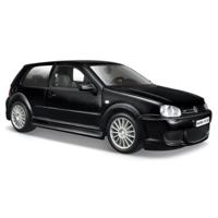 Maisto Modelauto - Volkswagen Golf 4 - zwart - 1 x 1 x 1 cm - speelgoedauto