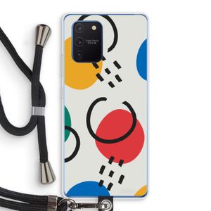 Illustratieve pop 3: Samsung Galaxy Note 10 Lite Transparant Hoesje met koord