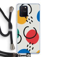 Illustratieve pop 3: Samsung Galaxy Note 10 Lite Transparant Hoesje met koord