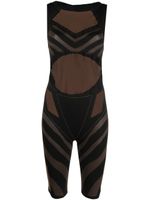Wolford x GCDS combinaison Elegant Animalier - Noir