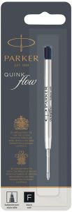 Parker Quinkflow vulling voor balpen fijn, zwart, op blister