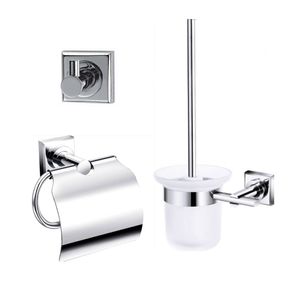 Complete toiletset Best Design Viera Metaal/Glas
