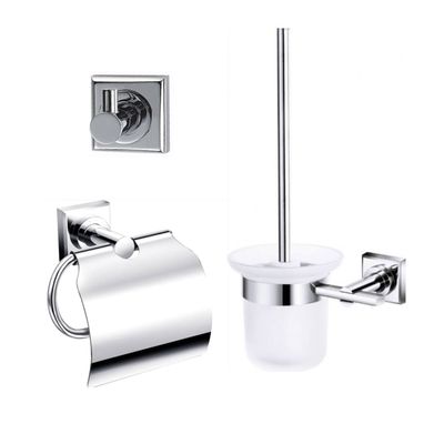 Complete toiletset Best Design Viera Metaal/Glas