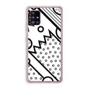 Pop Art #4: Samsung Galaxy A51 5G Transparant Hoesje