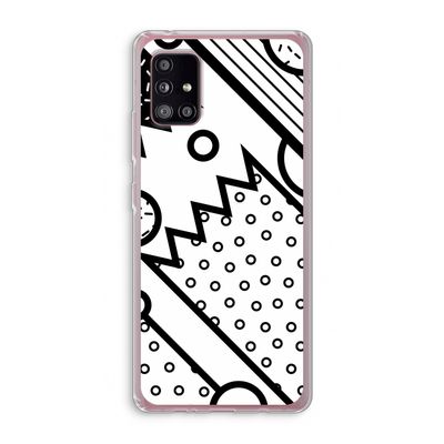 Pop Art #4: Samsung Galaxy A51 5G Transparant Hoesje