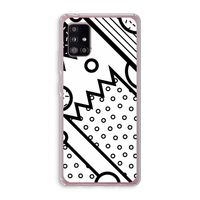 Pop Art #4: Samsung Galaxy A51 5G Transparant Hoesje