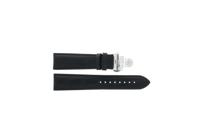 Horlogeband Tissot GENTLEMAN / T600045397 Leder Zwart 21mm