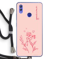 Giving Flowers: Honor Note 10 Transparant Hoesje met koord