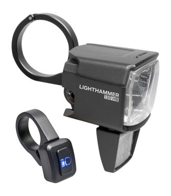 Trelock koplamp lighthammer ls 930-hb e-b 12v dc 130 lux