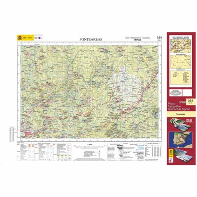 Topografische kaart 224 MT50 Ponteareas | CNIG - Instituto Geográfico Nacional1