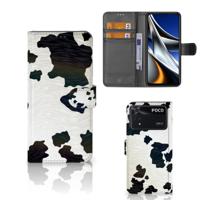 Xiaomi Poco X4 Pro 5G | Telefoonhoesje | Met pasjeshouder | Koeienvlekken