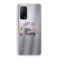 Happy days: Xiaomi Mi 10T 5G Transparant Hoesje