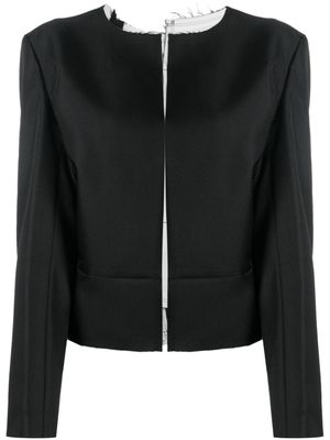 Comme Des Garçons cape à design asymétrique - Noir