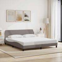 Bedframe "Dover" stof taupe 180x200 cm
