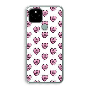 GIRL POWER: Google Pixel 5 Transparant Hoesje