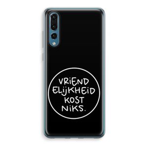 Vriendelijkheid: Huawei P20 Pro Transparant Hoesje