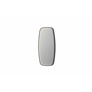 INK SP31 spiegel - 40x4x80cm contour in stalen kader incl dir LED - verwarming - color changing - dimbaar en schakelaar - mat zwart 8409840