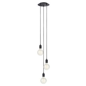 Sky 3-lichts Hanglamp zwart