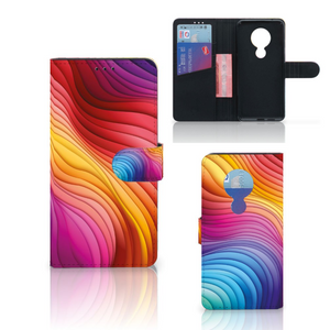 Book Case voor Nokia 7.2 | Nokia 6.2 Regenboog