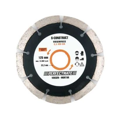 Perfectmate EPV0730 Diamant Voegenschijf | 125 mm | 6,5 mm dikte - EPV0730