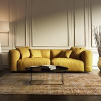 Easy Living - Vloerkleed Kuza Abstract Gold Rug -
