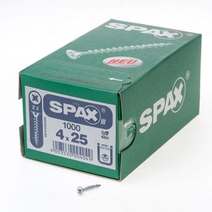SPAX 1081010400255 25 mm 1000 stuk(s) Schroef