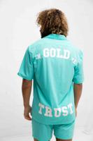In Gold We Trust The Beach Blouse Heren Oceaan Blauw - Maat XS - Kleur: Lichtblauw | Soccerfanshop