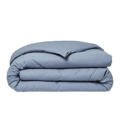 Dekbedovertrek vandaag essentieel - 140 x 200 cm - 1 persoon - 100% uni katoen - denim