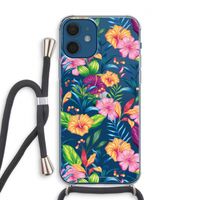 Tropisch 2: iPhone 12 Transparant Hoesje met koord