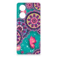 OPPO A58 4G | Hoesje maken | Cirkels en Vlinders