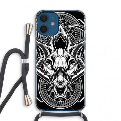 Oh Deer: iPhone 12 mini Transparant Hoesje met koord