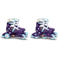 Disney Wish 2 in 1 Tri- & Inline Skates Semi-softboot Paars maat 27-30 - thumbnail