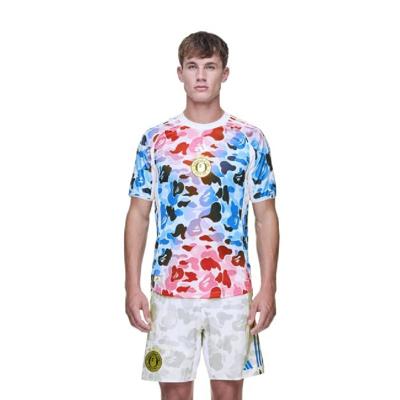 adidas x BAPE Voetbalset Blauw Roze Wit adidas x BAPE Voetbalset Blauw Roze Wit