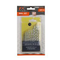 Borenset - 13-delig - steen - 1.5 tot 6.5 mm - inclusief houder - thumbnail