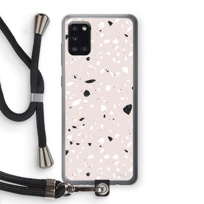 Terrazzo N°20: Samsung Galaxy A31 Transparant Hoesje met koord