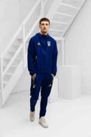 Italië Travel Woven Trainingspak Senior 2026/2028 - Maat S - Kleur: Donkerblauw | Soccerfanshop