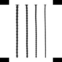 Ouch! by Shots Siliconen Spiraalschroefplugset Geavanceerd