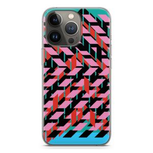 Skew Blush 2: iPhone 13 Pro Transparant Hoesje