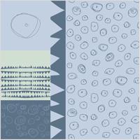 Creativ Company Stof, b: 145 cm, 140 gr, blauw, 1 str.m