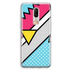 Pop Art #3: OnePlus 6 Transparant Hoesje