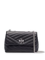 Tory Burch petit sac porté épaule Kira Chevron - Noir - thumbnail