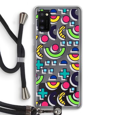 8-bit N°6: Samsung Galaxy A41 Transparant Hoesje met koord