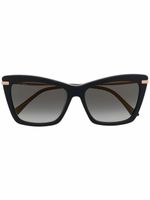 Jimmy Choo Eyewear lunettes de soleil à monture oversize - Noir - thumbnail