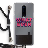 Whatever: OnePlus 8 Transparant Hoesje met koord