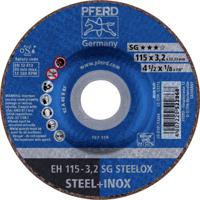 PFERD EH 115-3,2 SG STEELOX 61332432 Doorslijpschijf gebogen 115 mm 25 stuk(s) RVS, Staal