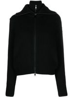 Moncler cardigan nervuré à design superposé - Noir - thumbnail