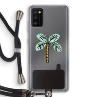 Palmboom: Samsung Galaxy A41 Transparant Hoesje met koord
