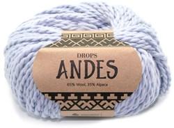 Drops Andes Uni Colour 8112 IJsblauw